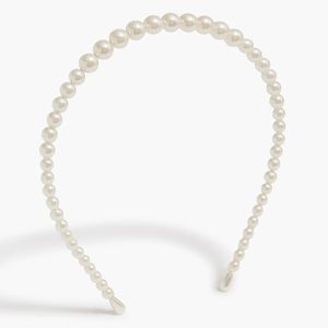 J. Crew Pearl beaded headband